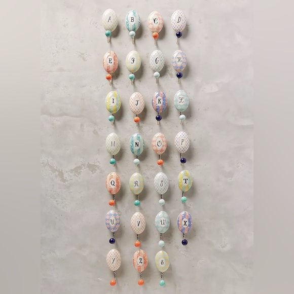 New🌟Anthropologie-Whimsy Monogram Hook-O - Picture 2 of 3